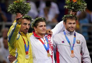 El ruso Alexei Michine ganó en la división de 84 kilos de la lucha  greco romana