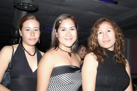 Karina Gallegos, Rocío Rivera y Rocío Hinojosa