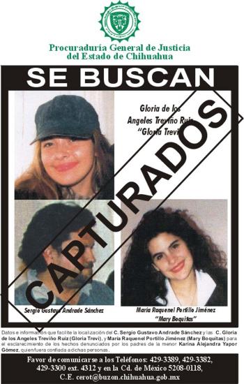 CRONOLOGÍA DE LOS HECHOS

El pasado 13 de enero de 2000 Gloria Trevi, su representante Sergio Andrade y María Raquenel Portillo son detenidos en Ríos de Janeiro.