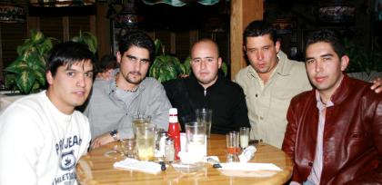 José Mario Rodríguez, Juan Carlos Castillo, Abraham Maturino, Óscar Arizpe y José Luis Sánchez.