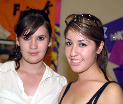 Karen Palomino y Emma Ceballos Barraza.