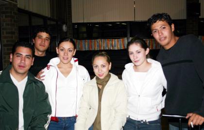 Pedriky, Janeth, Rocky, Kenia, Ana Lucía y Zamu.