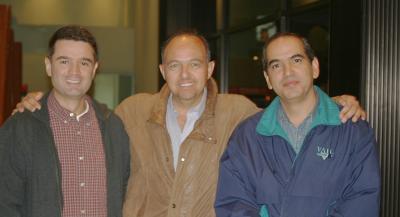  13 de noviembre de 2004
Jorge Máynez, Efraín Rocha y Juan Carlos Rodríguez