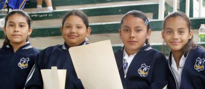 María Luisa Balderas, Nathalia Ortiz, Ximena Esparza y Blanca Villegas