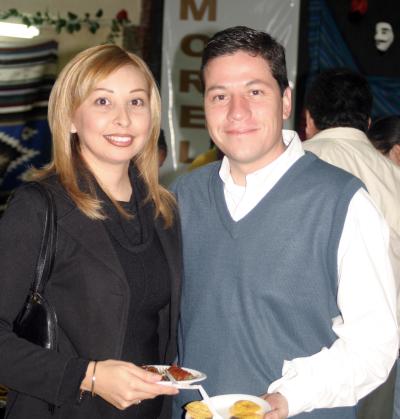 Cecilia Mancha y Alberto Iparrea