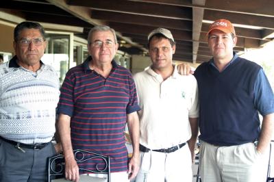 Santiago Torres, Toño Dueñes, David Murra y Antonio Dueñes