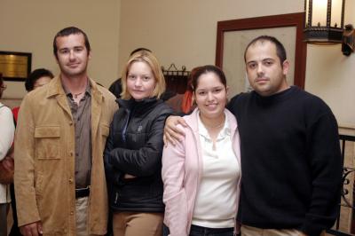 Roberto Graham, Nereida Cuello, Irma Murguín y Nacho Flores