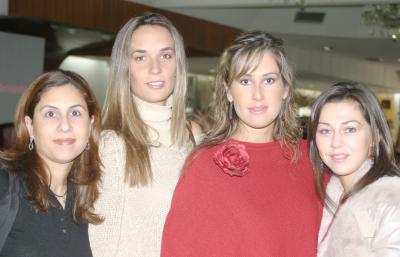 Ana Portilla, Denis Dibildox, Liliana de Russek y Liliana de Jacamán.