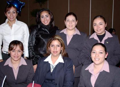 Anni Jiménez, Violeta González, Isabel Campa, Susana Domínguez, Mónica Ibarra, Margarita Wong y Sofía Ramírez.