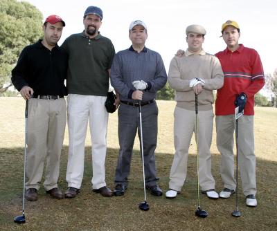 Juan Tinoco, Gerardo Torres, Armando Carlos, Ricardo Sada y Rafael Delgado.