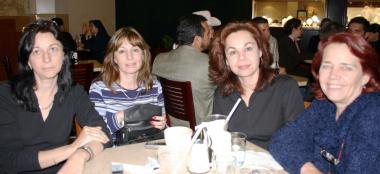 Elsa Gutíerrez, Silvina Gutíerrez, Wilma de Núñez y Susana de Garza.