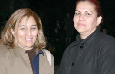 Rosaura Román de Franco  y Lety de Moreno