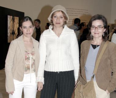 Alejandra Aguilar, Elia Domingo y Esther Arce