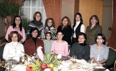 29 de enero de 2005

Melby Ruiz, Citlali Espino, Anette de Rodríguez, Verónica Martínez, María Luisa Villarreal, Isela de Santiago, Luly Campa,Ale Fernández, Gaby Castrellón, María Luisa Díaz.