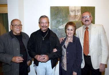 Rubén Villarreal, Mario Zaragoza, Rosa Palafox y Sergio Chapoy.