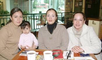 06 de febrero de 2005

Rosy González, Bárbara López, Claudia Rodríguez de González y Gloria de Cervantes