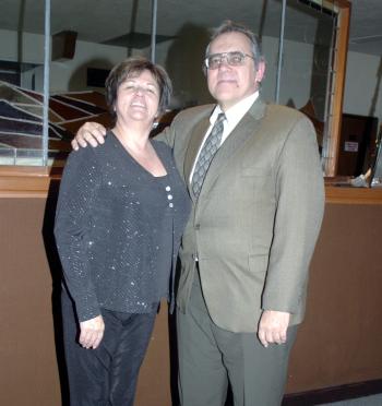 Margarita Estrada-Berg e Iván Berron López.