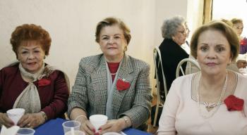 Olivia de Medina, Antonia de Fernández y Magdalena de Reed.