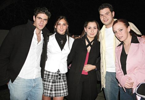 Toño Assam, Cristy Jaidar, Daniela Barranco, Álvaro Garza y Bonnie Carrillo