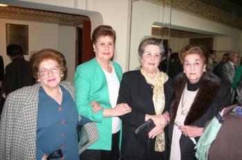 Leonor de Ruiza, María Rosa Bredeé, Lilia de Aguilar y Consuelo de Dorantes.