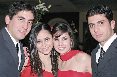 Guillermo Metlich, Mercedes Orozco, Lidia Martínez y Francisco Batarse