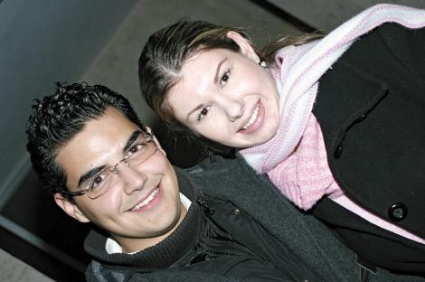 Arturo Becerra y Daniela Villalobos.