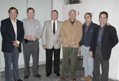 Héctor Fernández, Alejabdro López, Gustavo Bredeé, Hugo García, Víctor Sirgo y Francisco Cobos