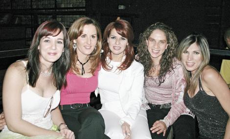 Marcela Garza Rodríguez, Susana Jalife, Sylvia García de Gómez, Laura Zuñiga y Lorena Llergo de Ramos