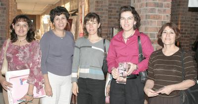 Guadalupe Romero, Irene Vázquez, Norma Flores, Laura Flores y Alý de Martínez.