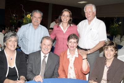 Antonio de la Hoya, Silvia de Salmón, Everardo Márquez, Zoila Ibarra, Manuel Padilla, Adriana Villarreal y Paty Piña