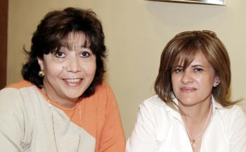 Edith Lozada y Olivia de González