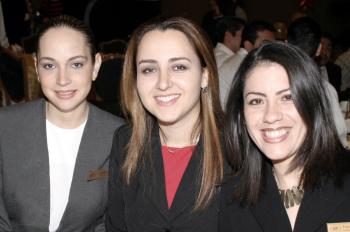 Claudia Rueda, Jéssica Ortiz y Paty Zermeño