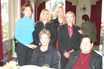 28 de febrero de 2005

 Yolanda de Román, Lourdes de Gutiérrez, Esperanza Moral, Margot de Hernández, Chayo Morales e Isabel Castillo.