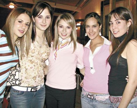 Norma, Idaly, Maricarmen, Araceli y Sonia