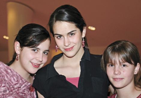 Angélica, Daniela y Mariana Sesma