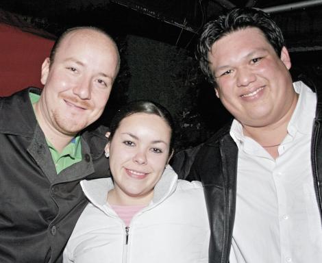 Alejandro Aguilar, Wendy Ornelas y Juan Antonio Sánchez