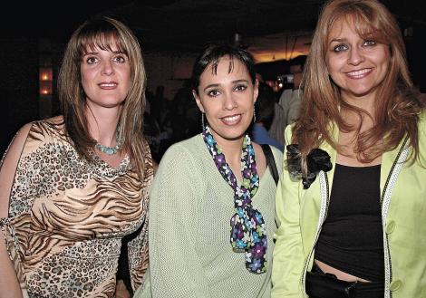 Laura de Quintero, Martha de Llama y Lucía de Ramos