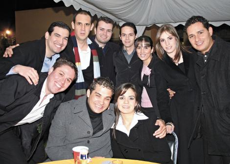 BODA CIVIL DE ILEANA DEL RÍOFabio Pérez Garrido, Jorge Núñez Estrada, José Ramón García Garza, Alejandro Gidi Chávez, Manolo Jaidar López, Lorena González Ochoa, Gustavo Mendoza, Brenda Arriaga, Juan Carlos Carmona González y Margarita Jaidar.