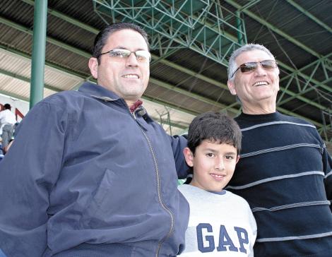 Gerardo Bejarano, Andrés Bejarano y Guillermo Milán