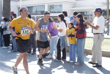 Pese a todo el ambiente de fiesta, esta vez se pudo sentir la ausencia de don Germán González Navarro, uno de los grandes personajes de la prueba, quien se distinguiera por ser, junto con don Ramón Iriarte, fundador de este maratón