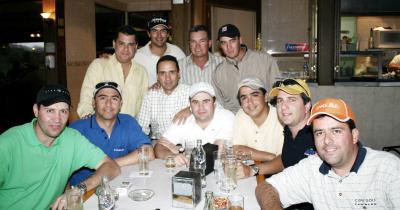 15 de marzo 2005 

Ernesto López, Antonio Kuri, Mauricio Obeso, Manuel Nahle, Jorge Corral, Paco Obeso, Paco Garza, Gerardo Torres, Juan Pablo Ibarreche y Gerardo Valdez