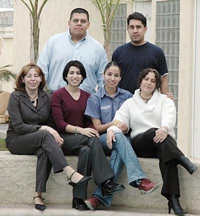 María Luisa Villarreal, Luisa Díaz, Verónica Martínez, Nayeli Argote, Héctor Ibarra y Guillermo Ríos.