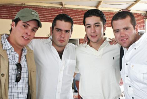 Daniel Fernández, Juan Carlos Von Bertrab, Juan Manuel Solis y Javier Aguilera