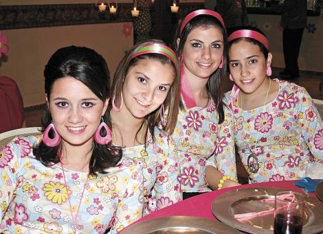 Claudia Rebollo, Georgina Mena, Marian Marcos y Mariana Díaz de León