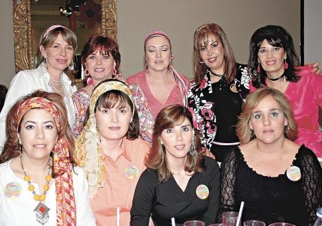 Paty Boheringer de Martínez, Gina Ramírez, Cony Borrego, Norma Boheringer, Margara Campuzano, Ileana Reed y Ana Garza