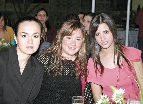 Ana Cristina Aranda de Menéndez, Marcela Juárez de Mijares y Paola Boheringer de Veyán