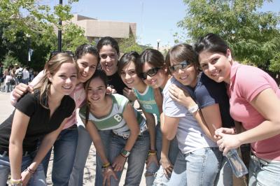 Luisa, Marcela, Luisa, Sofía, Aranza, Ana, y Andrea.