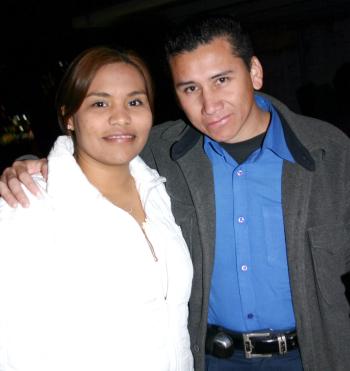 Fabiola Esparza y Javier Mijares.