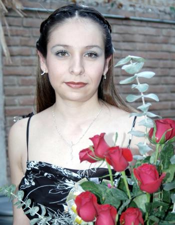 María Eugenia Ramírez en su despedida de soltera.