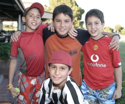 Fernando Royo, Jorge Carlos, Arsenio González y Gerardo Barraza.